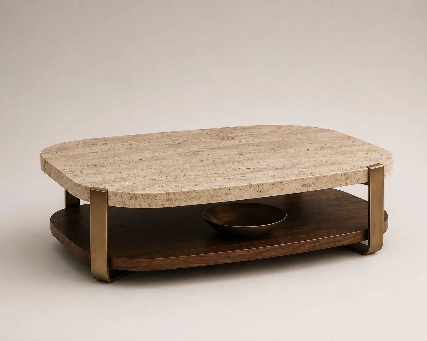 Meridian — The cool of stone, the warmth of wood.